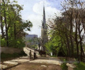 Camille Pissarro œuvres - église st stephen s lower norwood 1870 Camille Pissarro